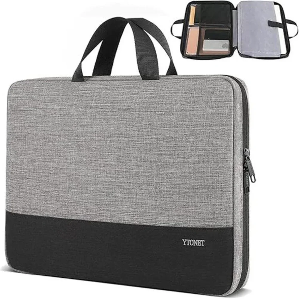 Laptop Case, 15.6 inch TSA Laptop Sleeve Computer Bag Water Resistant